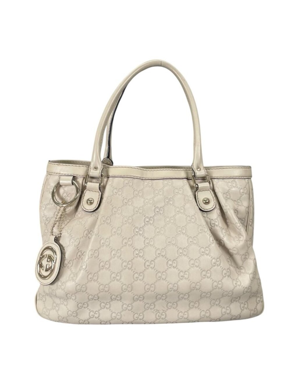 Gucci Sukey Guccissima Shoulder Bag Gray